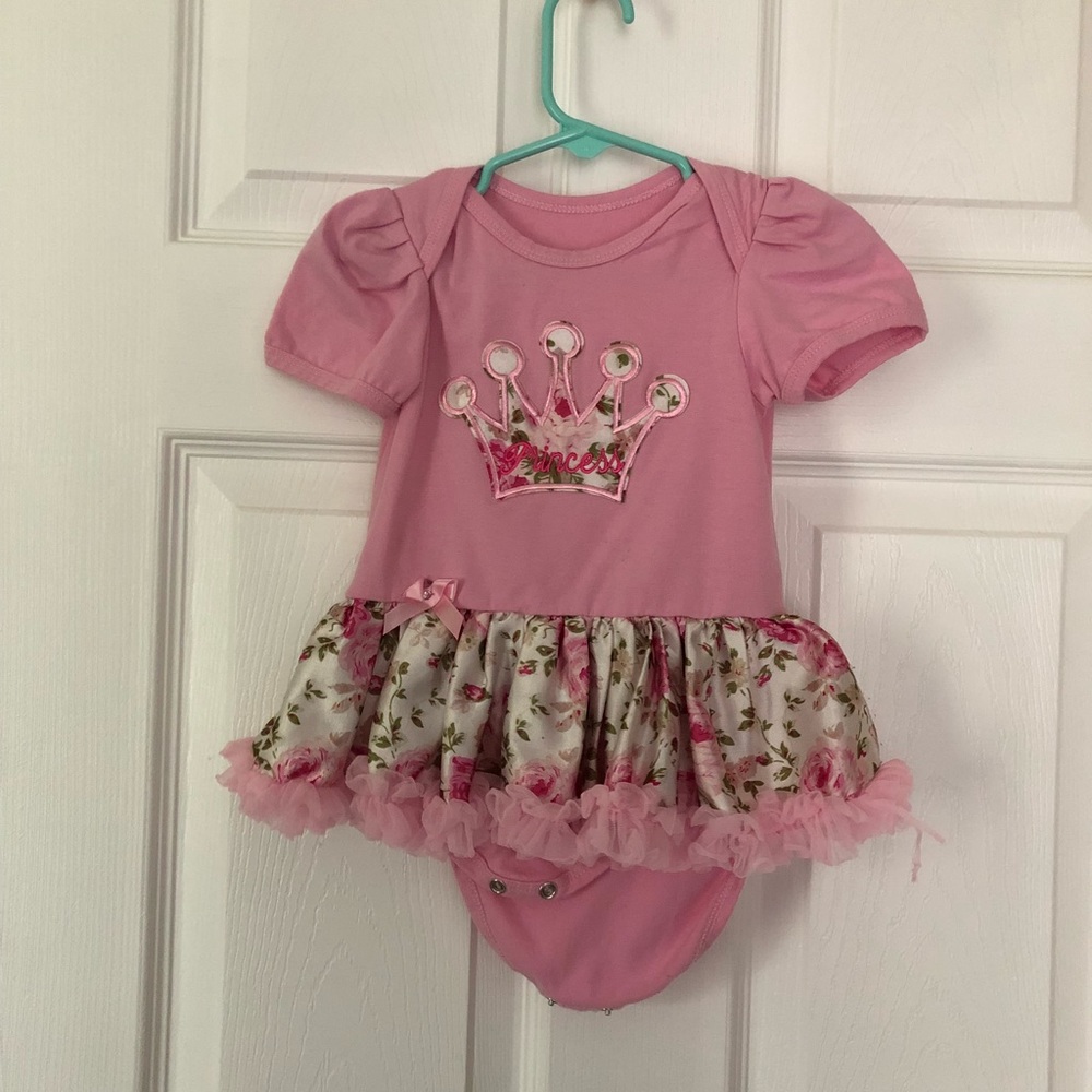 Princess skirted onesie
